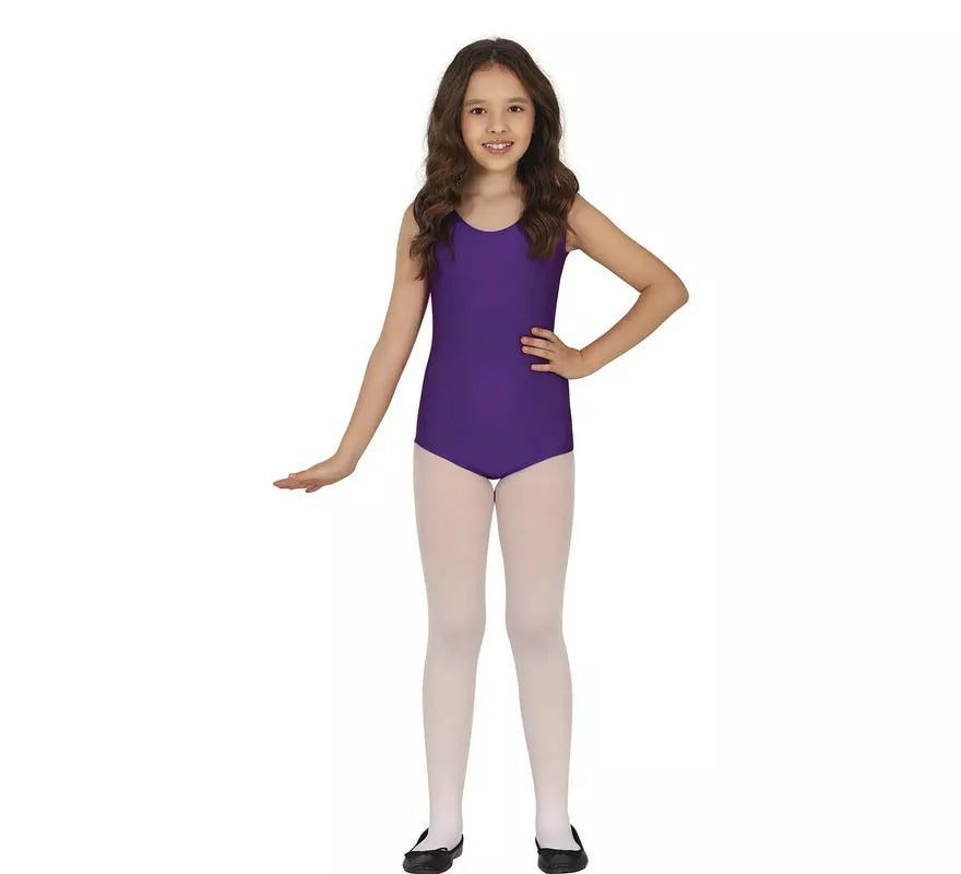 Translation missing: de.Body o Maillot Lila sin mangas para niños