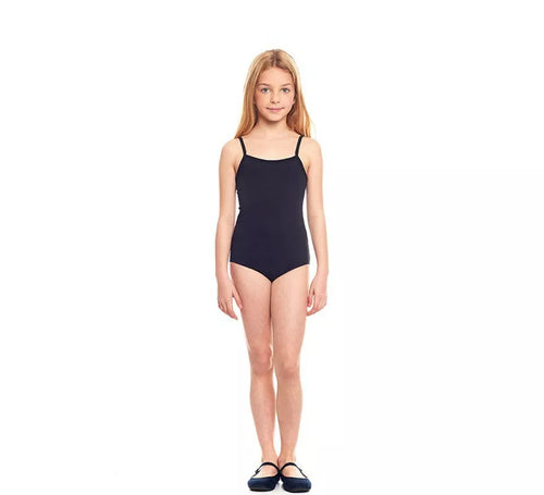 Body o Maillot Punto con tirantes negro para niña