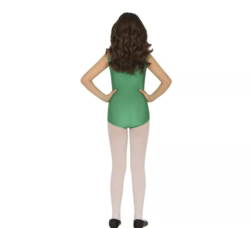 Translation missing: de.Body o Maillot Verde sin mangas para niños