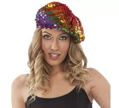 Regenbogen französisches Barett