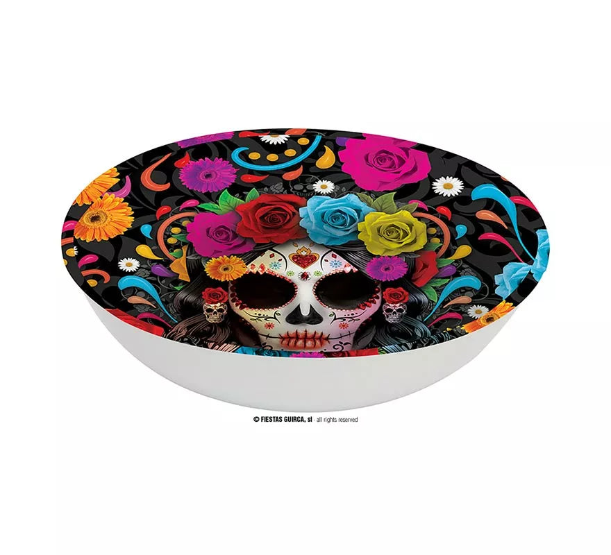 Translation missing: de.Bol Catrina colorida de plástico de 32 cm