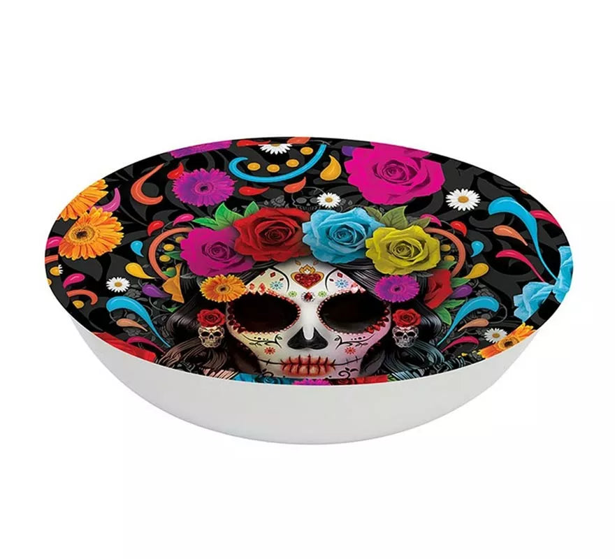 Translation missing: de.Bol Catrina colorida de plástico de 32 cm