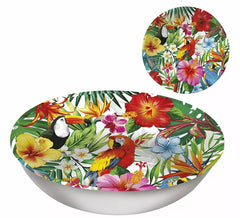 32 cm große Hawaiischale aus Kunststoff
