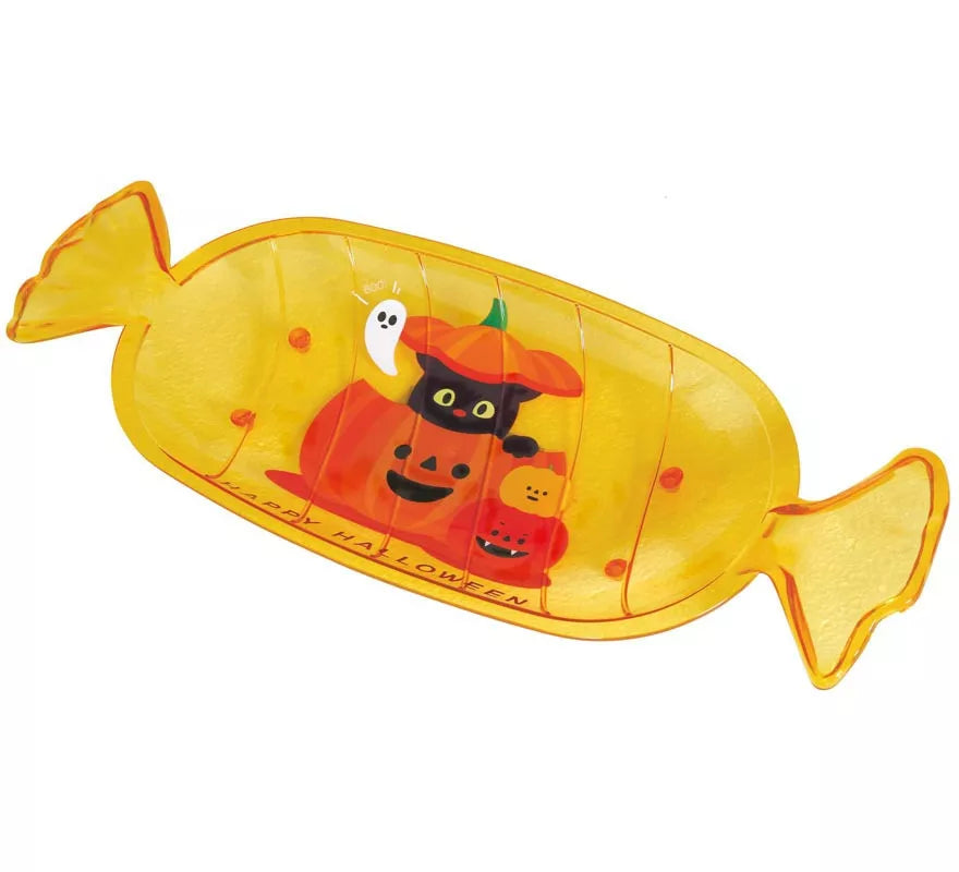 Bol naranja Caramelos Halloween, 34x13 cm