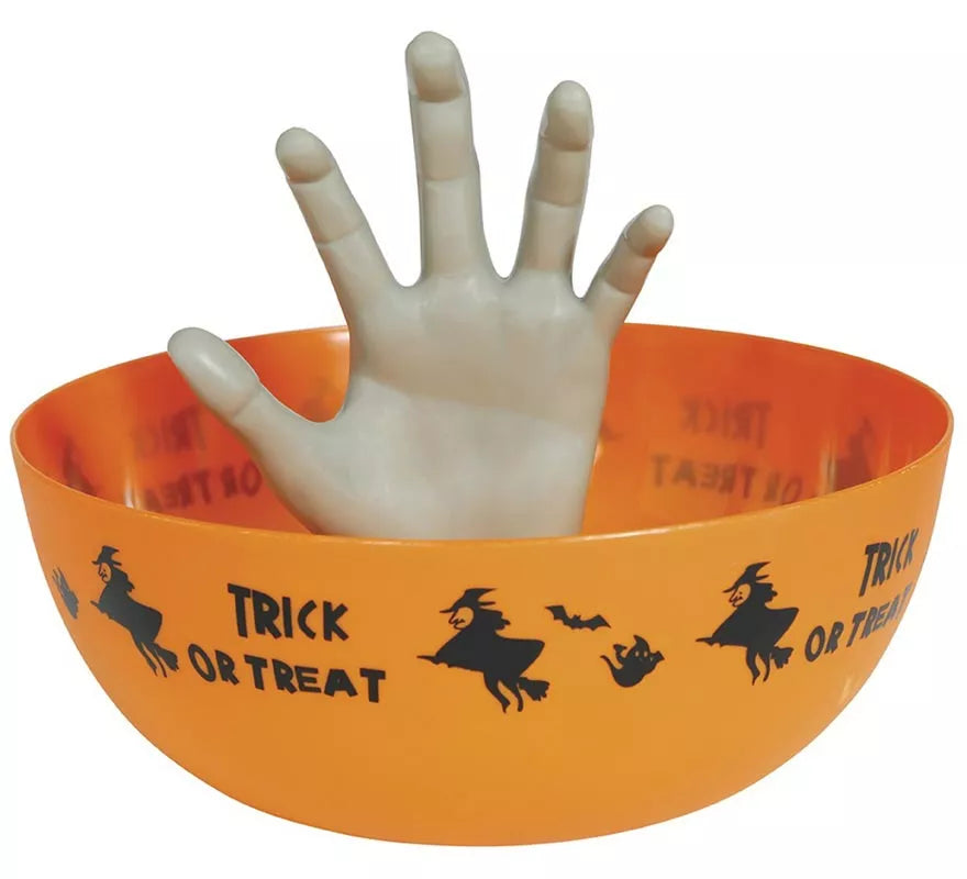 Translation missing: de.Bol naranja con Mano 25 cm