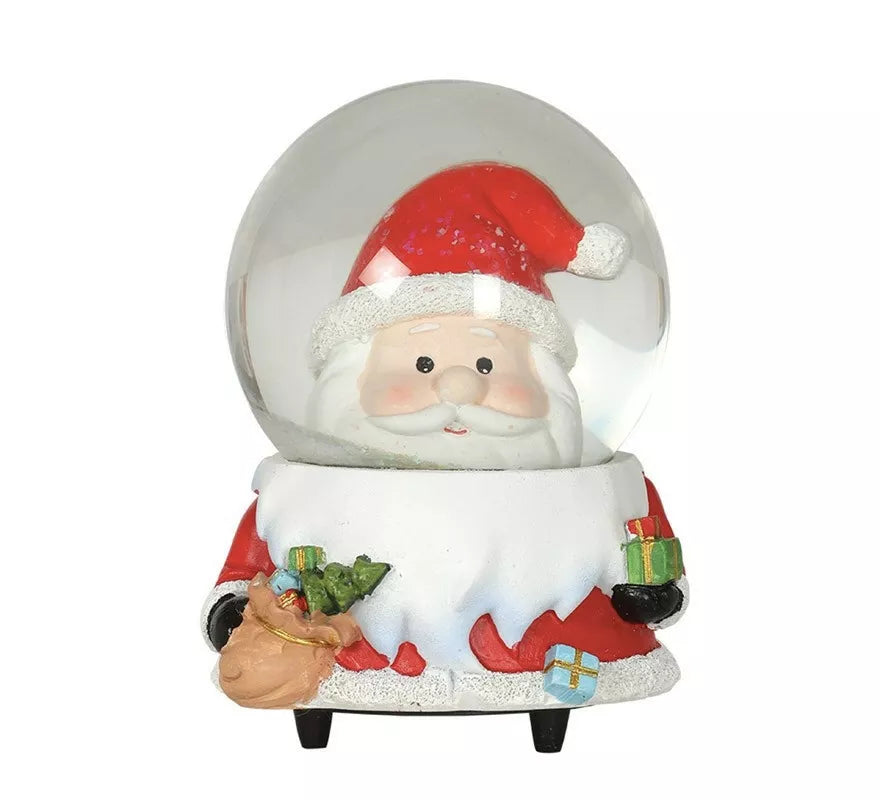 Translation missing: de.Bola de Agua Cara Papá Noel con Música 15 cm