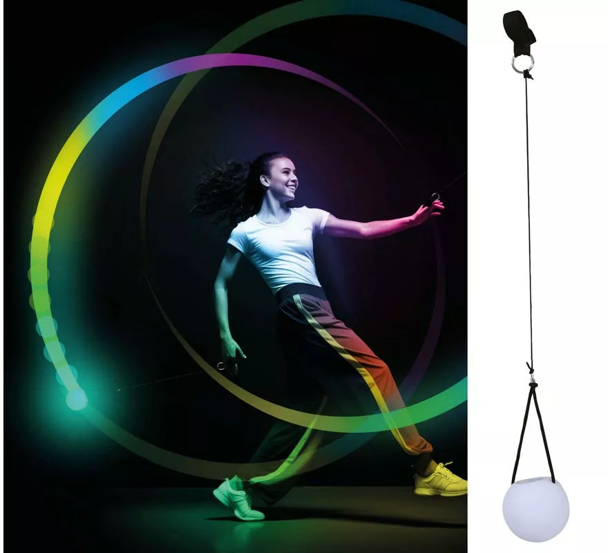 Bola de Danza con Led multicolor de 7 cm