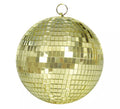 Bola Espejos Discoteca dorado de los años 70 de 20 cm