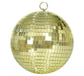 Bola Espejos Discoteca dorado de los años 70 de 30 cm