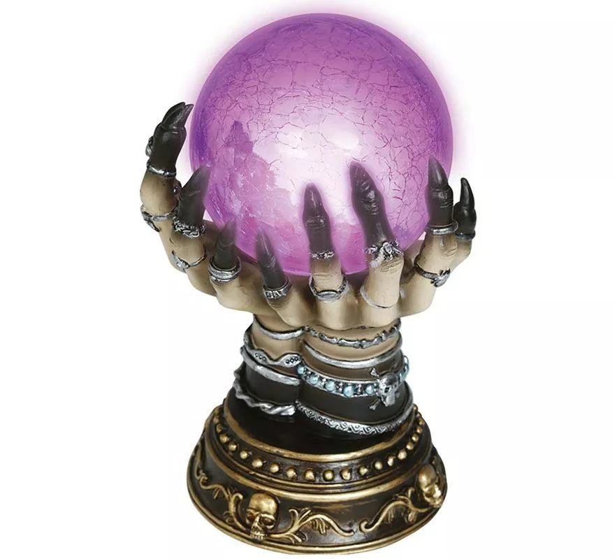 Translation missing: de.Bola Mano Pitonisa de Cerámica con Luz 23 cm