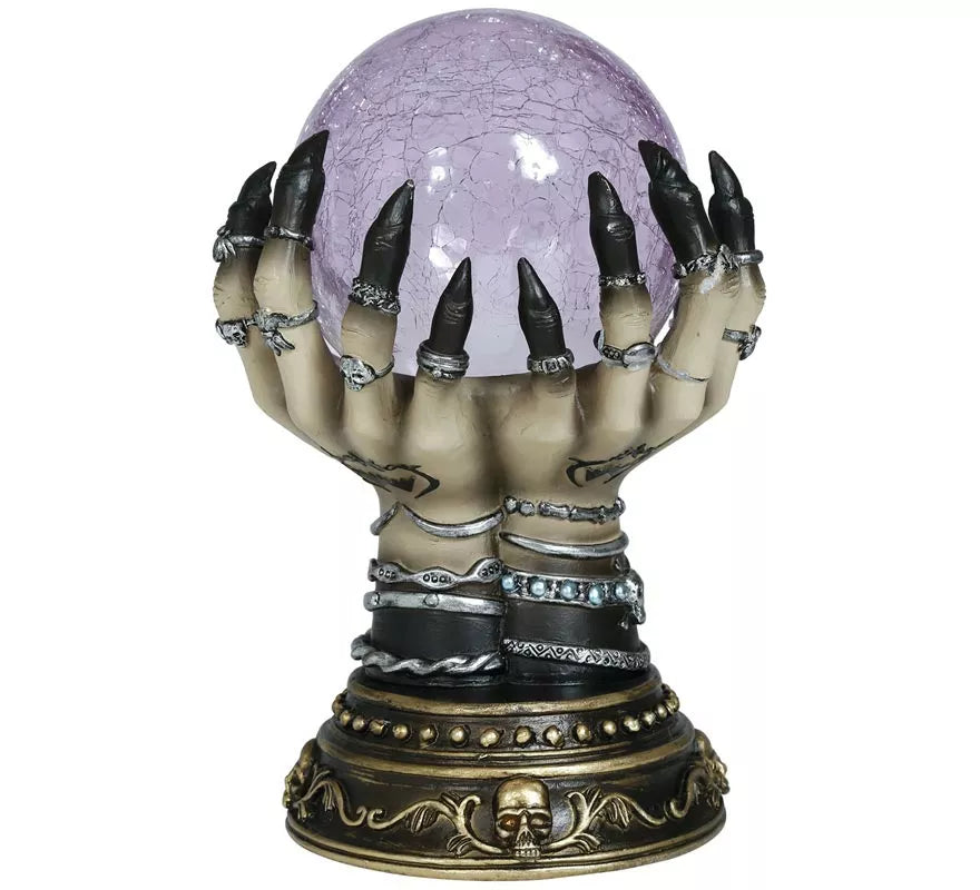 Translation missing: de.Bola Mano Pitonisa de Cerámica con Luz 23 cm