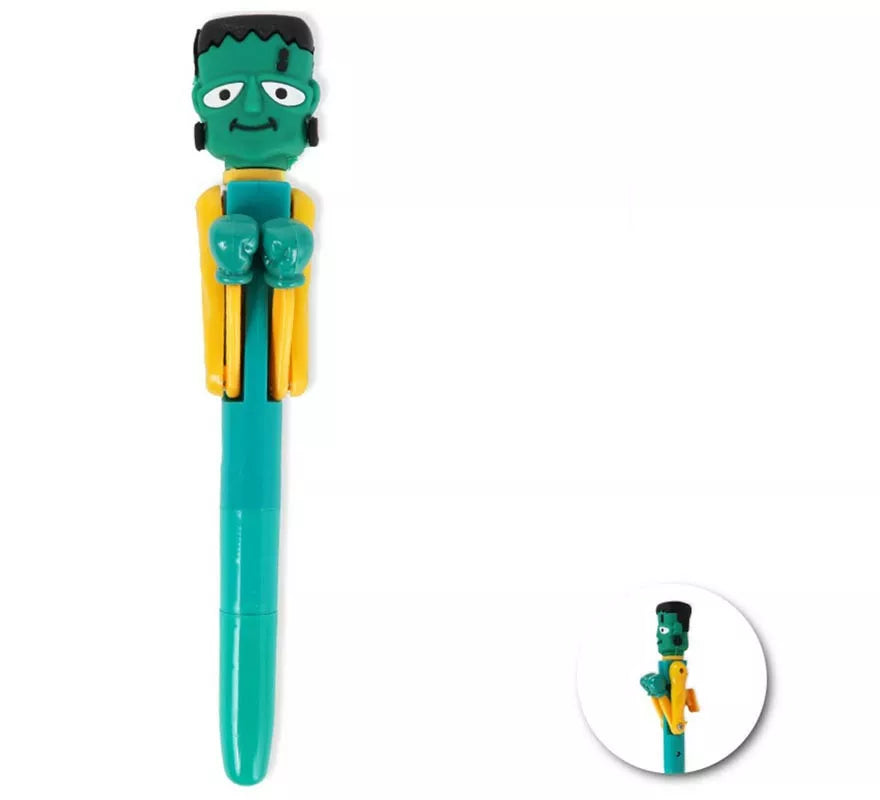 Translation missing: de.Bolígrafo Monstruo verde boxeador de 17 cm