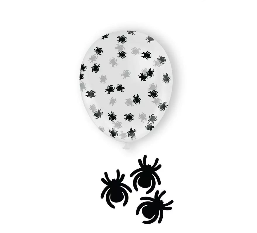 Translation missing: de.Bolsa 10 Globos con Confeti Araña