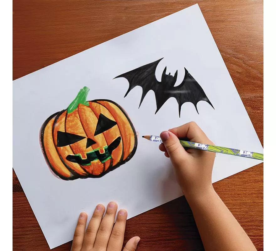 Translation missing: de.Bolsa de 12 Lápices Halloween de 18,5 cm