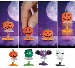 Beutel mit 4 Halloween-Springpuppen 4,5 cm