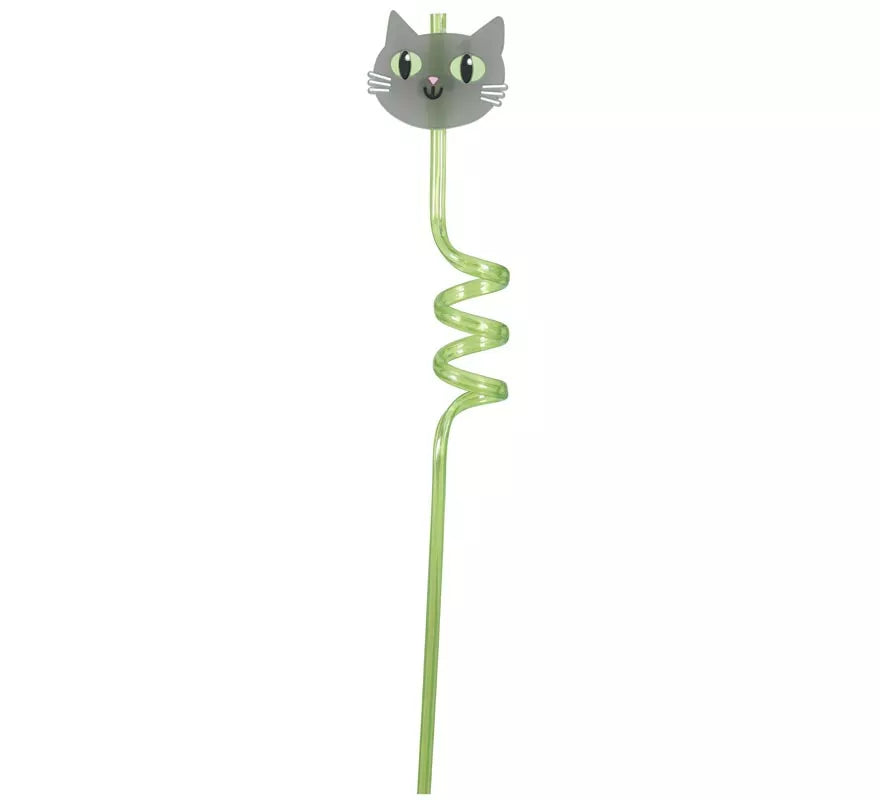 Bolsa 4 Pajita Halloween de 27 cm