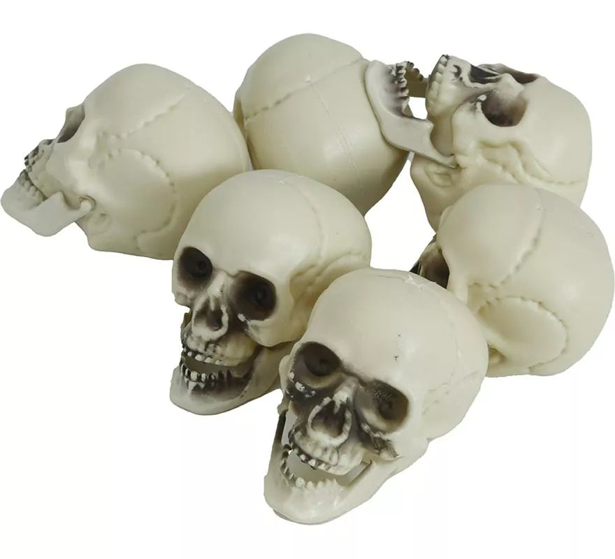 Translation missing: de.Bolsa 6 Calaveras de 6 cm