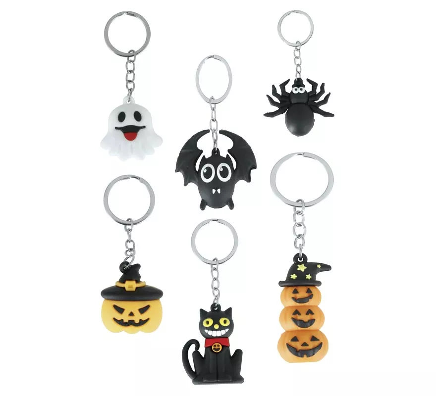 Translation missing: de.Bolsa 6 Llaveros Halloween de 4.5 cm