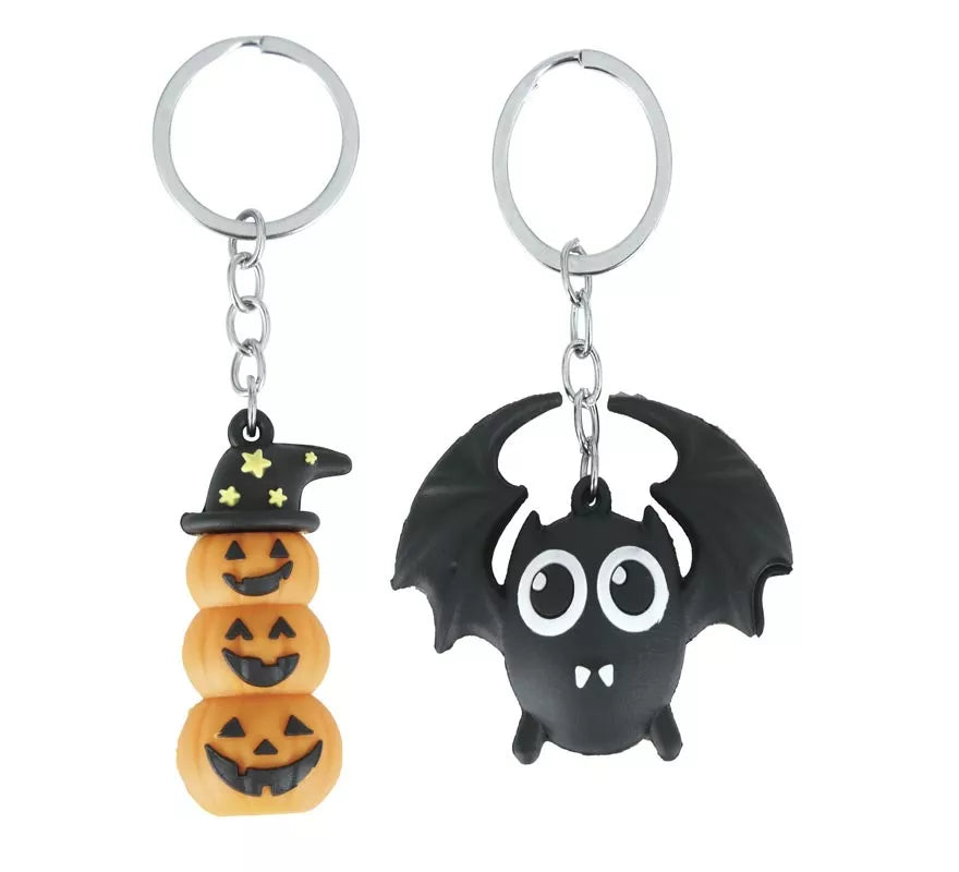 Bolsa 6 Llaveros Halloween de 4.5 cm