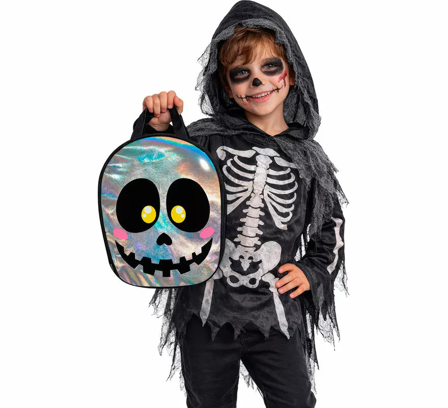 Translation missing: de.Bolsa Calavera Metalizada de 36x28 cm