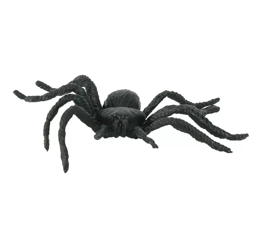 Translation missing: de.Bolsa con 8 Arañas 6 cm. para decorar en Halloween