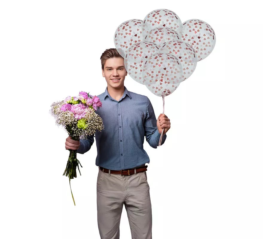 Translation missing: de.Bolsa de 10 Globos con Corazones