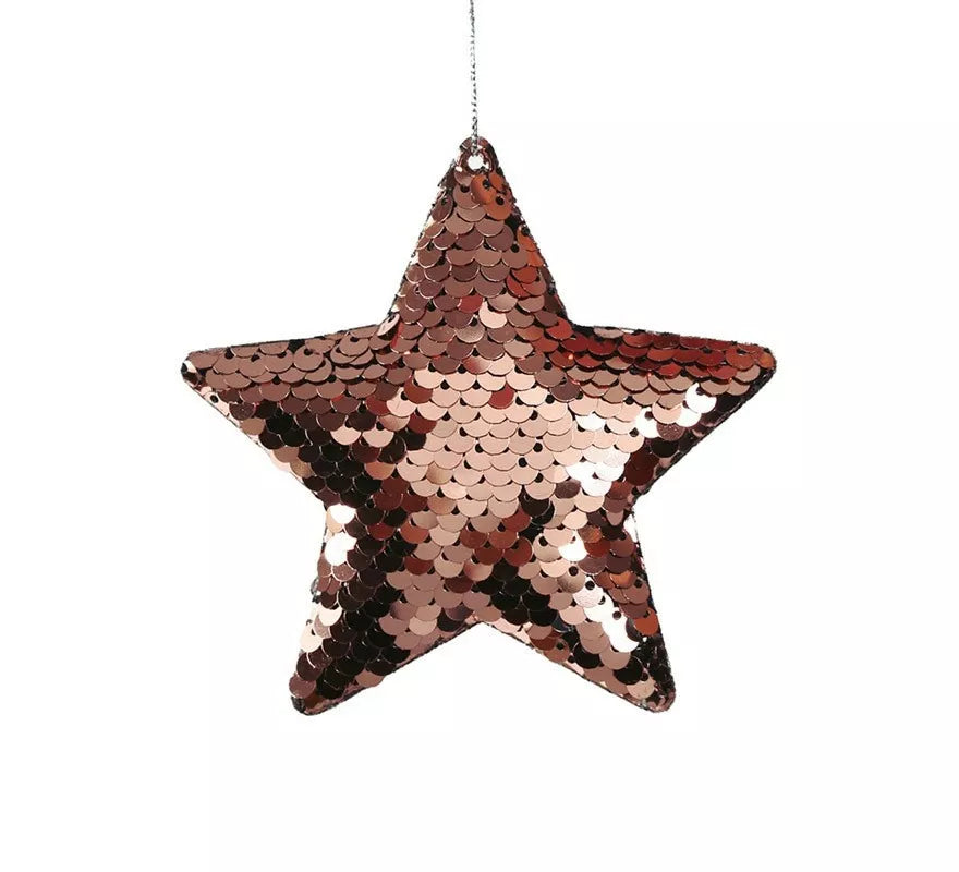 Translation missing: de.Bolsa de 2 Estrellas Lentejuelas Malva 8 cm