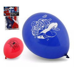 Beutel mit 5 Spiderman Ballons in verschiedenen Farben von 23 cm