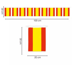 50 meter tasche Kunststoff Spanien Flagge