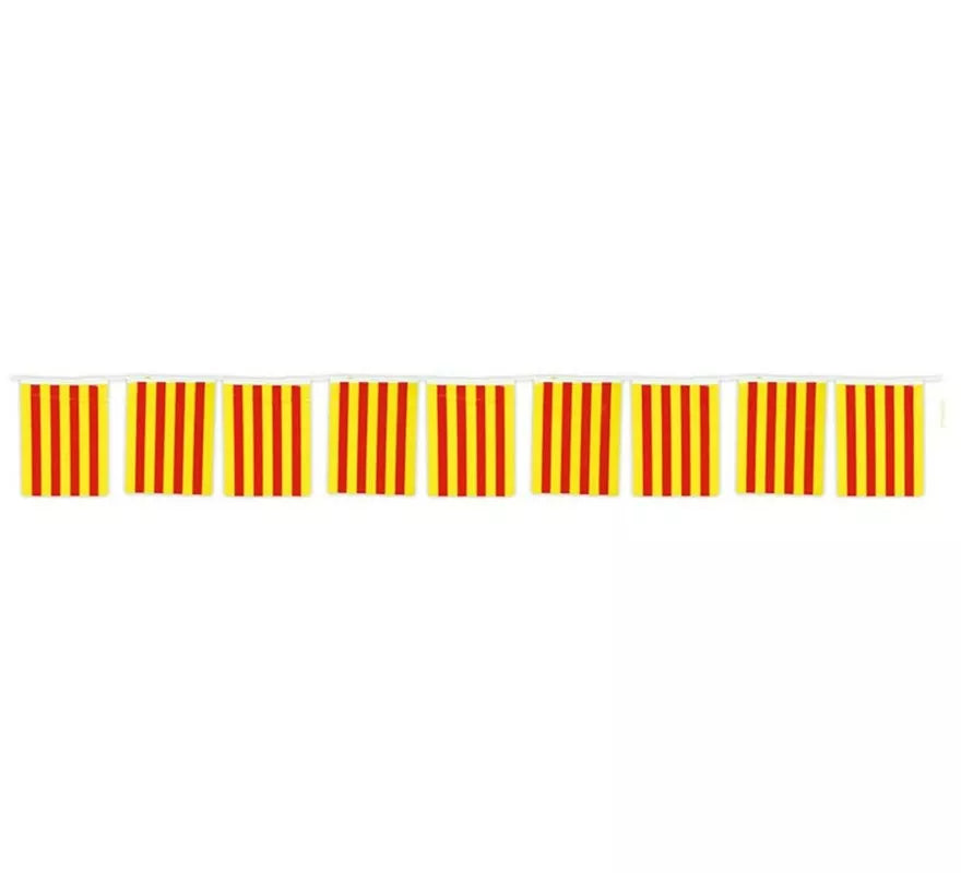 Translation missing: de.Bolsa de 50 mts. Bandera regional Catalana de Plástico