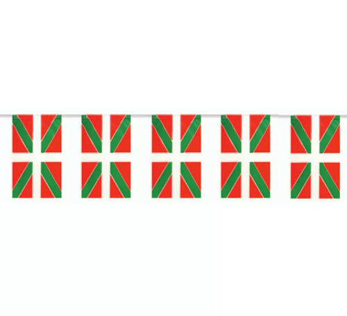 Bolsa de 50m. Bandera de Euskadi de plástico