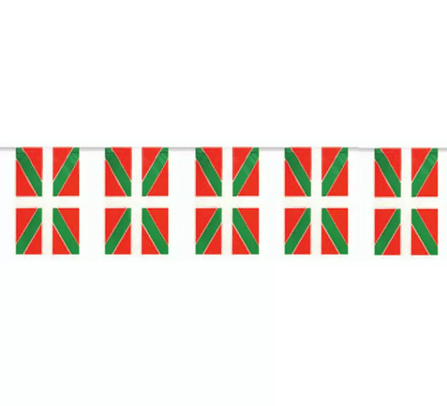 Translation missing: de.Bolsa de 50m. Bandera de Euskadi de plástico
