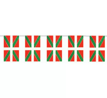 Bolsa de 50m. Bandera de Euskadi de plástico