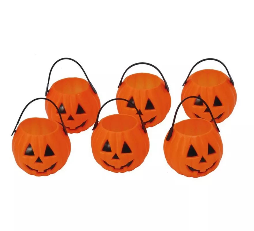 Translation missing: de.Bolsa de 6 Calabazas de 7 cm para Halloween