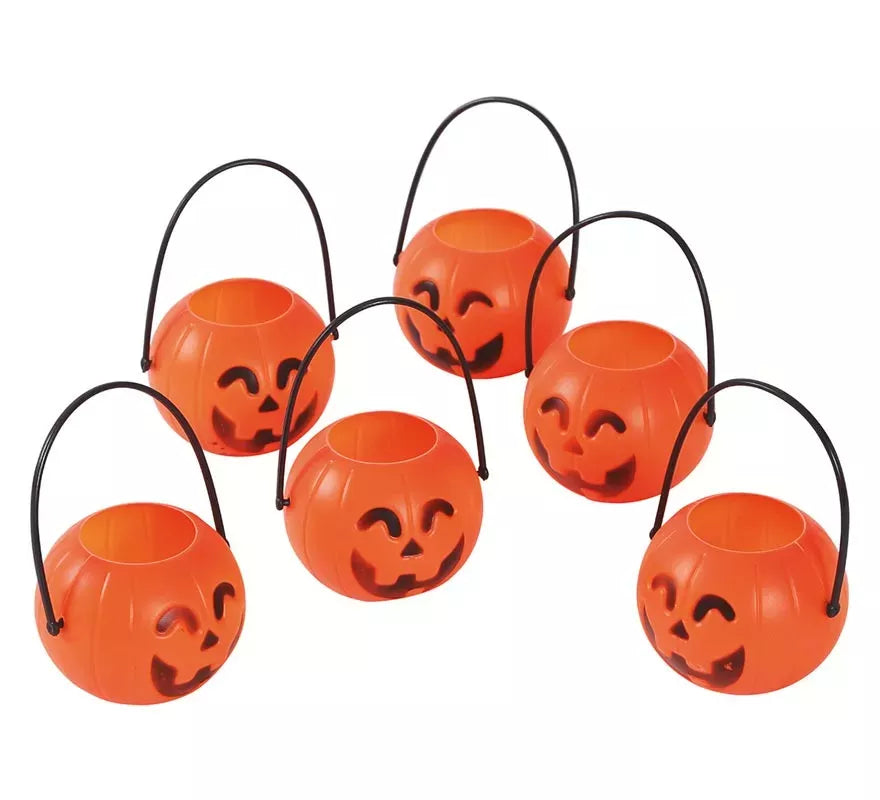 Translation missing: de.Bolsa de 6 Calabazas de 7 cm para Halloween