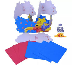Tasche von 6 Einladungen Winnie und Freunde.