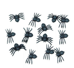 Tüte mit 70 Spinnen für Halloween