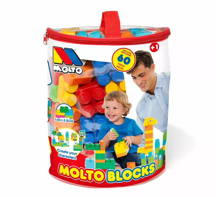 Translation missing: de.Bolsa de Bloques Moltó Blocks con 60 Piezas