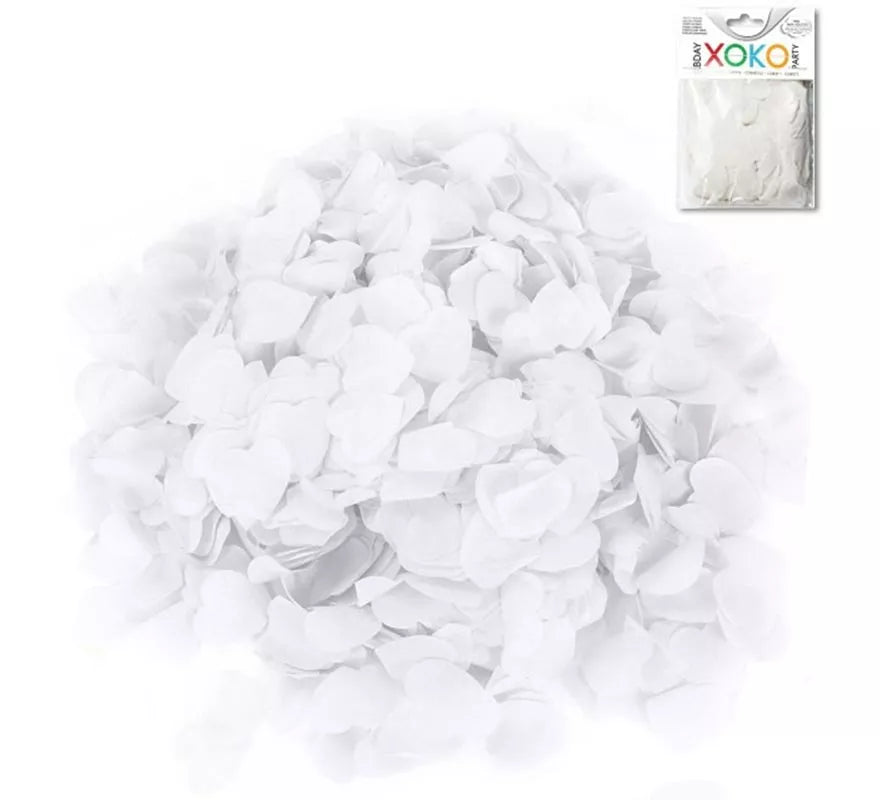 Translation missing: de.Bolsa de Confetti Corazones blancos de 15 gramos