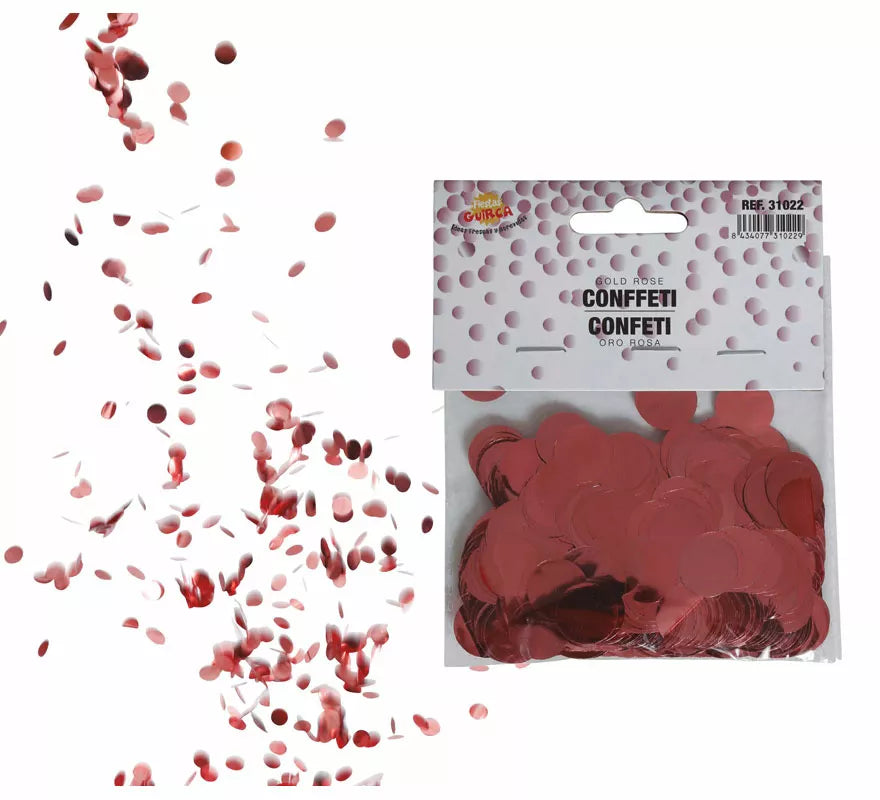 Translation missing: de.Bolsa de Confetti Oro y Rosa 15 gr de 1.5 cm