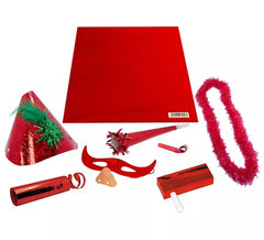 Metallic-rote Party-Tüte