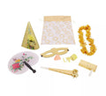 Bolsa de cotillón organza oro
