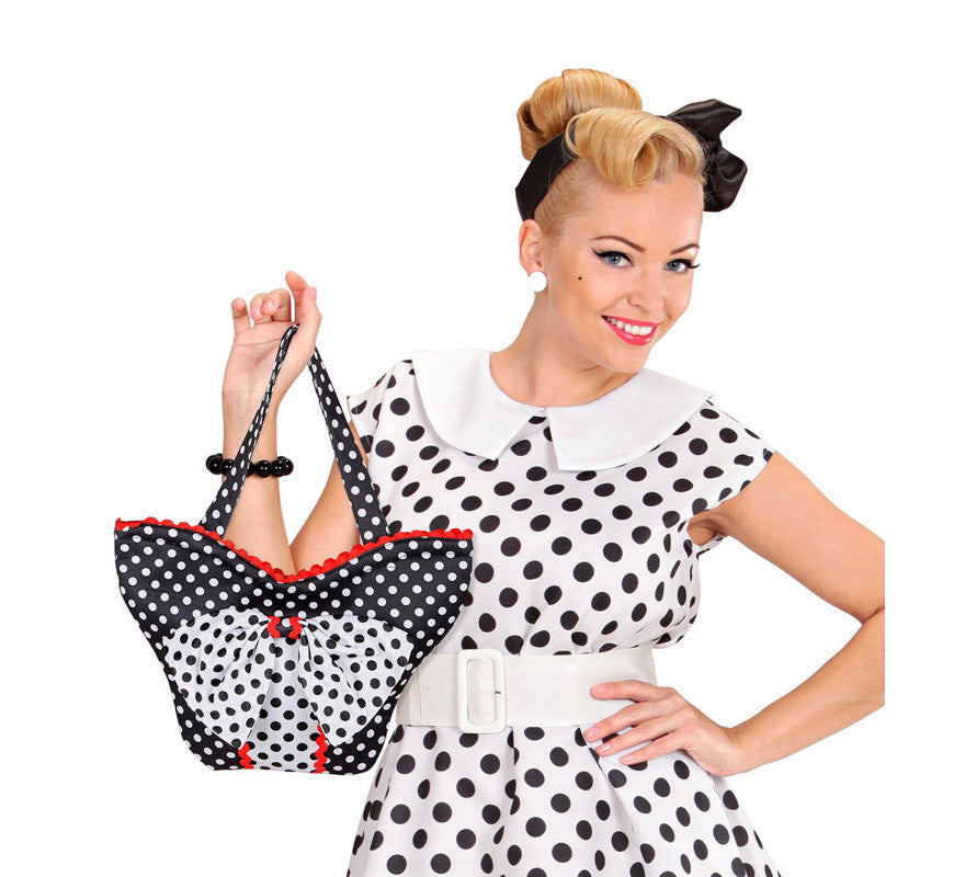 Translation missing: de.Bolsa de Moda Años 50 con lunares
