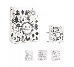 Papiertüte für Weihnachtsgeschenk von 23x18x10 cm sortierte Modelle