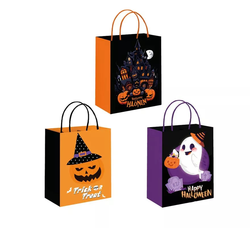 Translation missing: de.Bolsa de Regalo Halloween en modelos surtidos de 21x25,5x11 cm