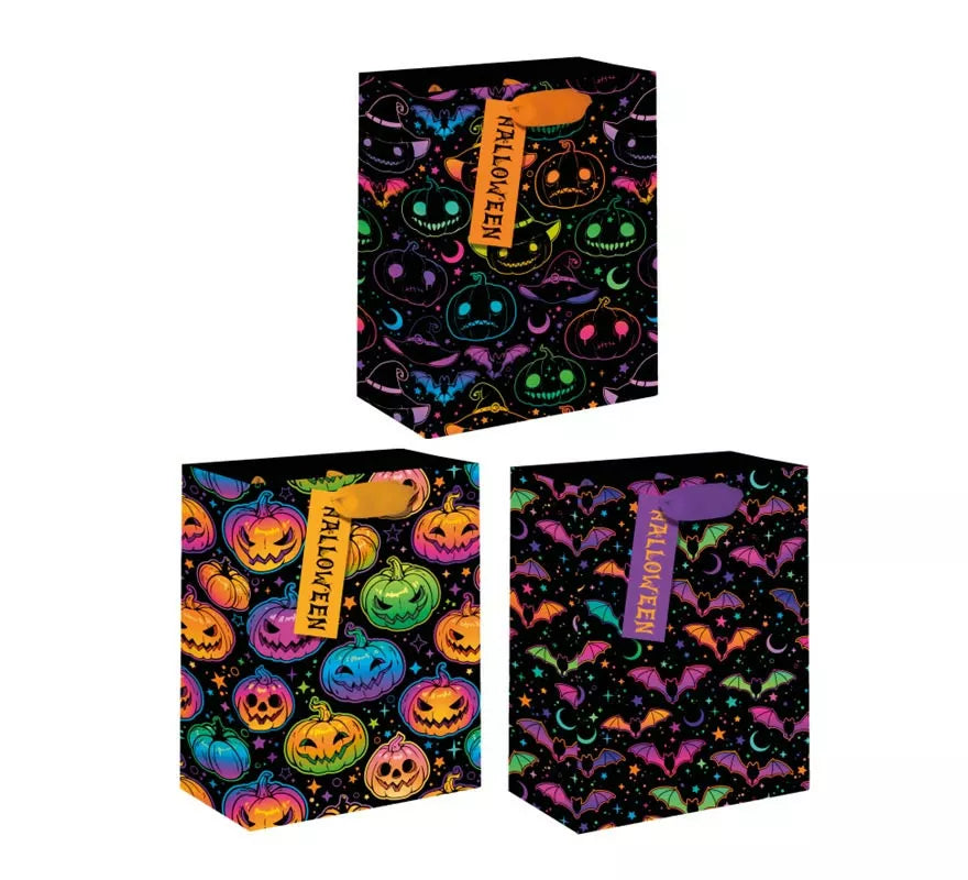 Translation missing: de.Bolsa de Regalo Halloween en modelos surtidos de 26x32x12,5 cm