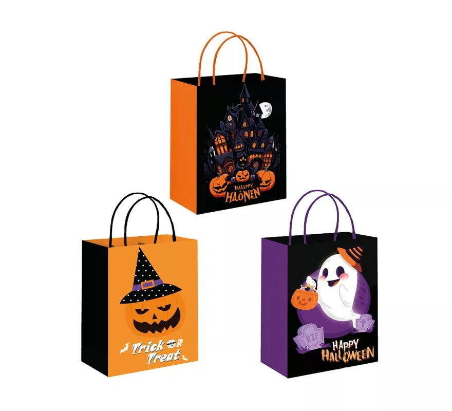 Translation missing: de.Bolsa de Regalo Halloween en modelos surtidos de 26x32x12,5 cm