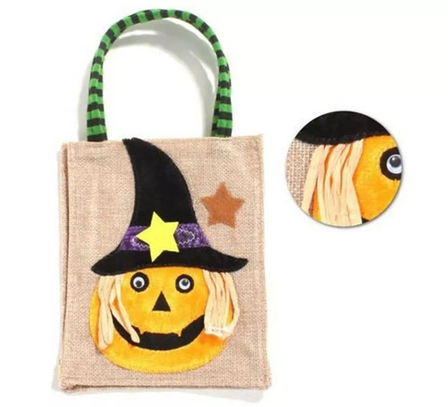 Translation missing: de.Bolsa de tela de Bruja Calabaza