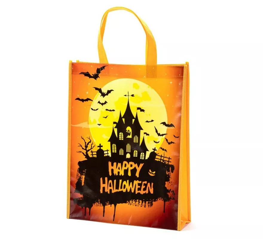 Translation missing: de.Bolsa Happy Halloween naranja de 38x30x10 cm