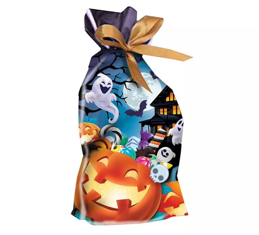 Translation missing: de.Bolsa para Caramelos Calabazas feliz de 22x13,5 cm